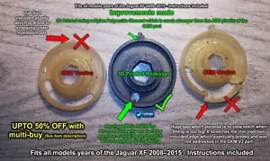 Jaguar XF Upgraded Vent Stepper Motor Clutch Gear air vent cog replaces C2Z31321 - Picture 1 of 3