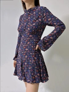 DOEN Selena Mini Silk Dress Size XS Orig. $398 NEW - Picture 1 of 8