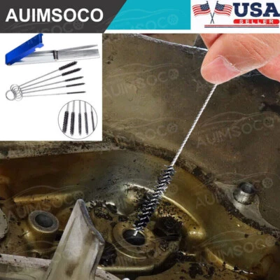 Stainless Carburetor Carb Cleaning Jet Cleaner Kit Tool Set - For Motorcycle ATV - Image 1 of 4