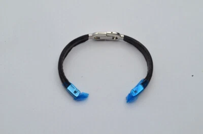 Pulsera Gucci Mujer Acero 5mm Cierre Pulsera para 6800 Cuero Negro Foto 1 de 2