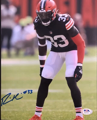 Фотография Ронни Харрисона с автографом Cleveland Browns 8x10 PSA/DNA - Изображение 1 из 2