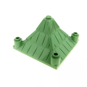 1x Lego Dach 6x6x3 sand grün Spitze Schloss Hogwarts Harry Potter 41630 30614 - Picture 1 of 1