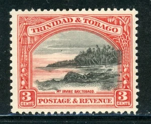 TRINIDAD & TOBAGO 36 SG232a MH 1936 3c Mt. Irvine Bay Perf 12&1/2 CV$4 - Picture 1 of 2