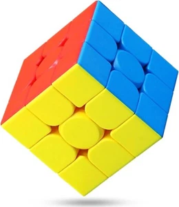 Speed Rubik's Cube 3X3X3 Stickerless Magic Cube 3X3 Fast Smooth Professional - Picture 1 of 9