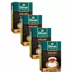 Pure Ceylon Dilmah Earl grey 50 tea bags 100g 04 packs free shipping - Picture 1 of 5