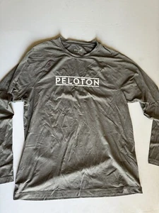 Rhone X Peloton Men’s Large Gray Longsleeve Athletic Crew Neck Shirt No Flaws - Picture 1 of 9