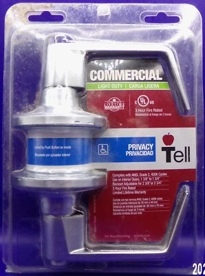 Llave de bloqueo de manija de puerta con llave comercial Tell Cortland CL500199 NUEVA Foto 1 de 2