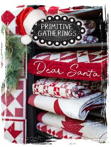 Dear Santa Quilt Projects Book by Lisa Bongean of Primitive Gatherings - Picture 1 of 2
