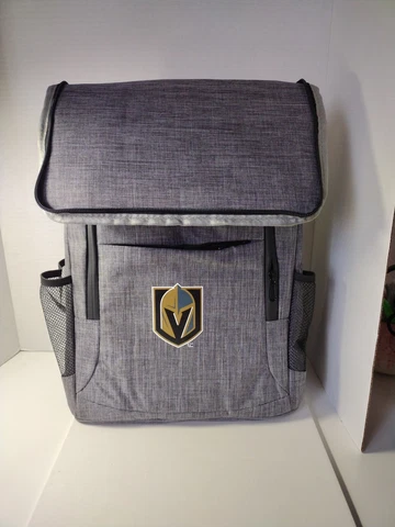 Las Vegas Golden Knights Back Pack Insulated Cooler Two Zippers And Two Side Cover