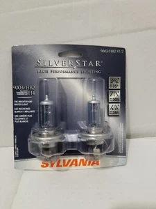 Sylvania Silverstar 9003/H4 Pair Set High Performance Headlight Bulbs NEW - Picture 1 of 4
