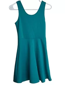 B Famous USA Girls Small Sleeveless Teal Green Dress Size Small Sku 1003 - Picture 1 of 8