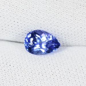 0.56 Cts Beautiful Luster AAA+ Natural Tanzanite Pear Cut..!!!! - Picture 1 of 2