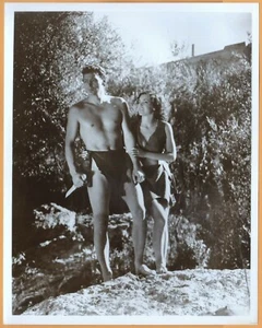 8”x10” b&w still, TARZAN #1, Johnny Weissmuller, Maureen O’Sullivan - Picture 1 of 1