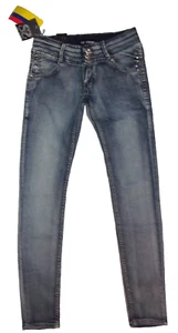 Junior's Glory jeans acid washed with studs and rhinestones skinny jeans size 9 - Picture 1 of 4
