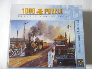 Steamtrain Halstead 1000 Piece Jigsaw Puzzle New Sealed and Unopened. - Bild 1 von 1