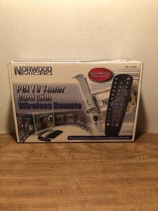 Norwood Mirco PCI TV Tuner Card with Wireless Remote Cables and Docs NEW - Picture 1 of 11
