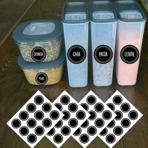 Jars Chalkboard Label Stickers Kitchen Accessories Blackboards s Container J6C7 - Bild 1 von 12