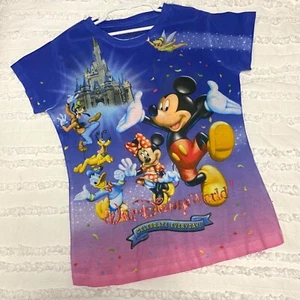 Walt Disney World Park character tee girls size L youth t-shirt princess dumbo m - Picture 1 of 7