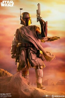 Figura Sideshow Collectibles Star Wars Mythos, Boba Fett sexta escala Foto 1 de 4