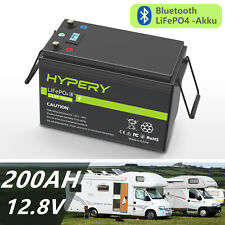 LiFePO4 Akku 12V 200Ah Lithium Batterie BMS Bluetooth Für Wohnmobile Solar Boot