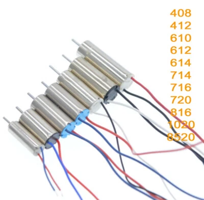 Coreless DC Motor 3.7v Micro RC (0408 412 612 615 617 716 720 816 8520 1020) -UK - Image 1 of 4