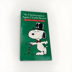 NEW It’s Christmastime Again Charlie Brown VHS Peanuts Snoopy Holiday Classic - Picture 1 of 5