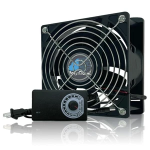Axial Muffin Fan 120V 220V 110V for Computer Xbox DVR Receiver Fan 120mm, 1 Pack - Picture 1 of 6