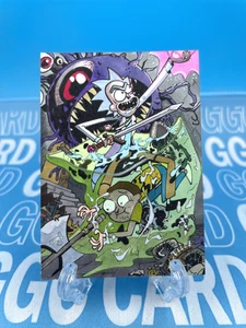 GGC Studio Rick and Morty Artist Hand Drawn Auto Sketch Card 1/1 #S - Picture 1 of 2