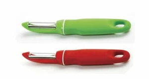 Norpro Grip-EZ Stainless Steel Blade Swivel Fruit & Veggie Peeler - Red or Green - Picture 1 of 9