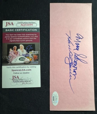 US Air Boarding Pass Autographed by Moose Skowron and Hank Bauer - Image 1 of 2