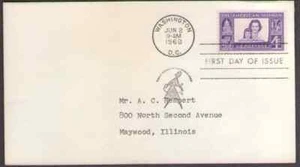 USA. 1152. 4c. American Woman Ausgabe. FDC. 1960 - Bild 1 von 1