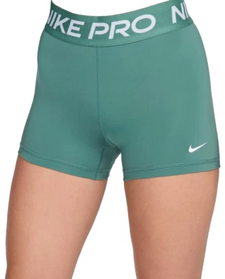 NEW! Nike [XS] Women Pro 3'' Yoga/Volleyball Shorts, Bicoastal/White, CZ9857-361 - Image 1 of 2