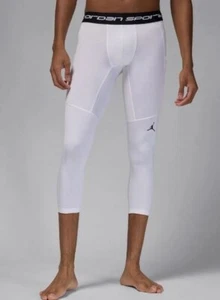 Medias deportivas para hombre Nike Jordan Dri-FIT 3/4 longitud FV8634 100 talla S - Imagen 1 de 4