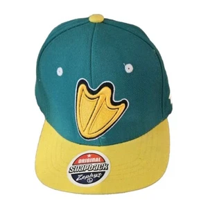 Zephyr Oregon Ducks Foot Black Baseball Hat Cap Snap Back New W/out Tags - Picture 1 of 10