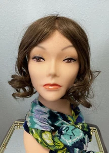 ASPEN 100% Human Hair-  Topper in Brown NEW - Picture 1 of 6