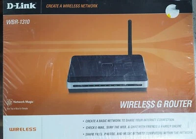 D-Link WBR-1310 54 Mbps Wireless G Router NEW - Image 1 of 3