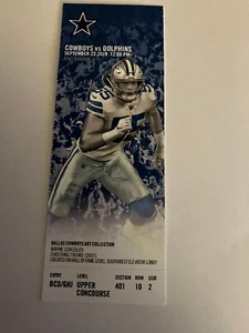 Miami Dolphins vs Dallas Cowboys Ticket Stub 22.9.2019 - Bild 1 von 2