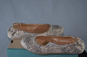 TOMS Judith Ballet Flat Cheetah Suede Size 6 Slip On Comfort New w/ Box $45 - Picture 1 of 6
