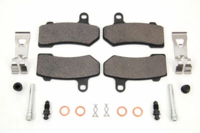 Kit de pasadores de pastillas de freno delanteras de zinc para Harley Davidson de V-Twin Foto 1 de 2