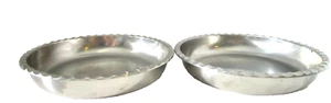 Vintage Silver Candy Nut Dishes Pinched Rim  Set of 2 - Bild 1 von 9