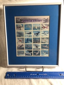 Classic American Aircraft Sheet of Twenty Stamps Framed Mint 1996 - Picture 1 of 4