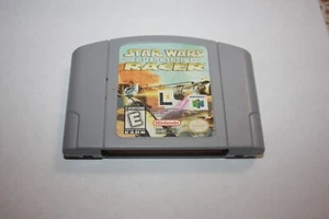 Star Wars Episode 1 Racers Nintendo 64 Authentic Cartridge Only Tested - Picture 1 of 3