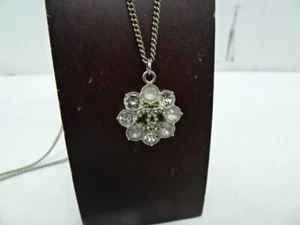 Chanel Necklace Coco Mark Rhinestone Flower 005 - Picture 1 of 9