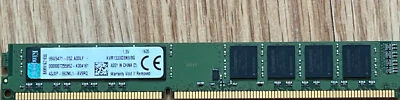 NEWKingston 8GB PC3-10600 DDR3 Memory Desktop RAM 1333Mhz NON-ECC KVR1333D3N9/8G - Image 1 of 2