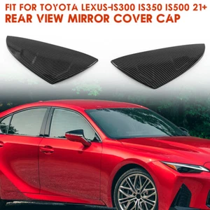 CUBIERTA ESPEJO ATORNILLADA ESTILO FIBRA DE CARBONO LEXUS IS300 IS350 IS500 M PARA 2021-2023 - Imagen 1 de 9