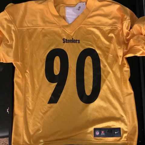 2017 Pittsburgh Steelers Nike #90 Gold Team Issued Practice Jersey Cover