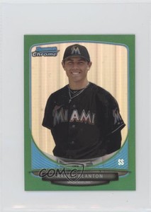 2013 Bowman Chrome Minis Green Refractor /75 Aaron Blanton #155