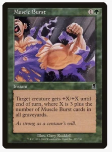 Muscle Burst Vintage Magic the Gathering (x4) Alliances - Picture 1 of 1