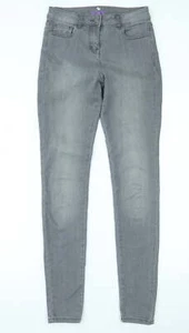 TU Womens Grey Viscose Blend Skinny Jeans Size 8 L30 - Picture 1 of 12