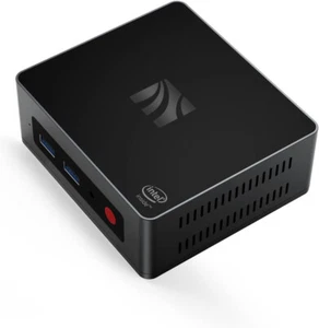 Mini Windows 10 PC Intel Celeron J4125 8GB DDR4 RAM 128GB SSD SATA 4K Dual-HDMI - Picture 1 of 13